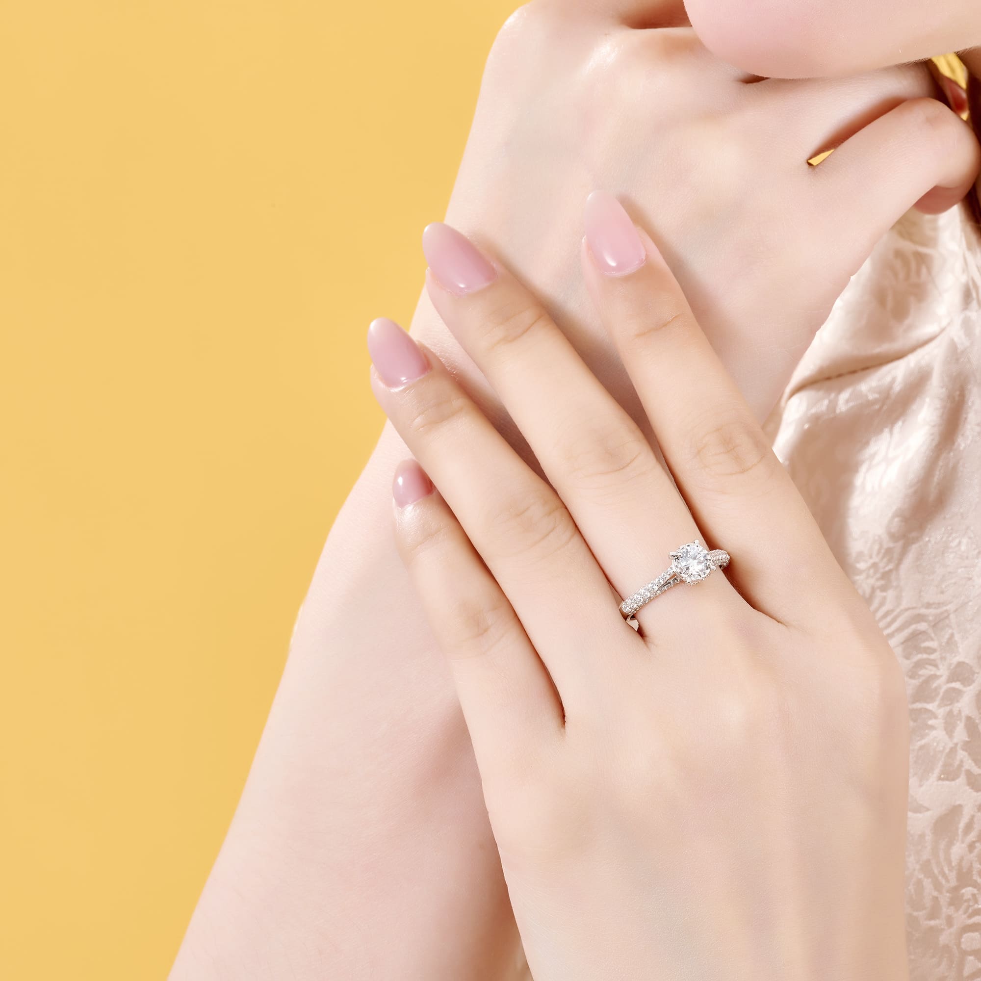 Nhẫn Vàng trắng 10K PNJ XMXMW000121