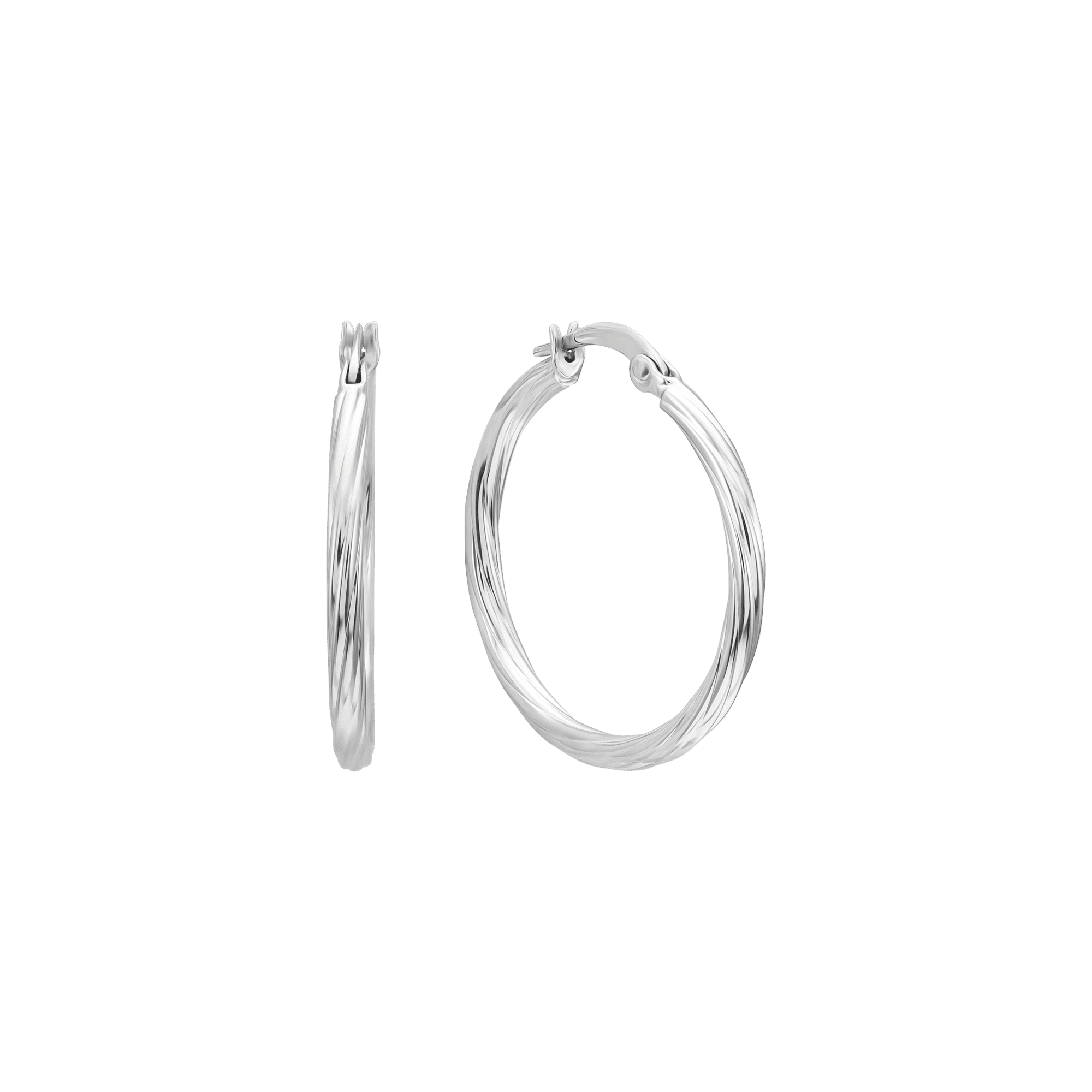 Bông tai Vàng trắng 18K PNJ 0000W001729