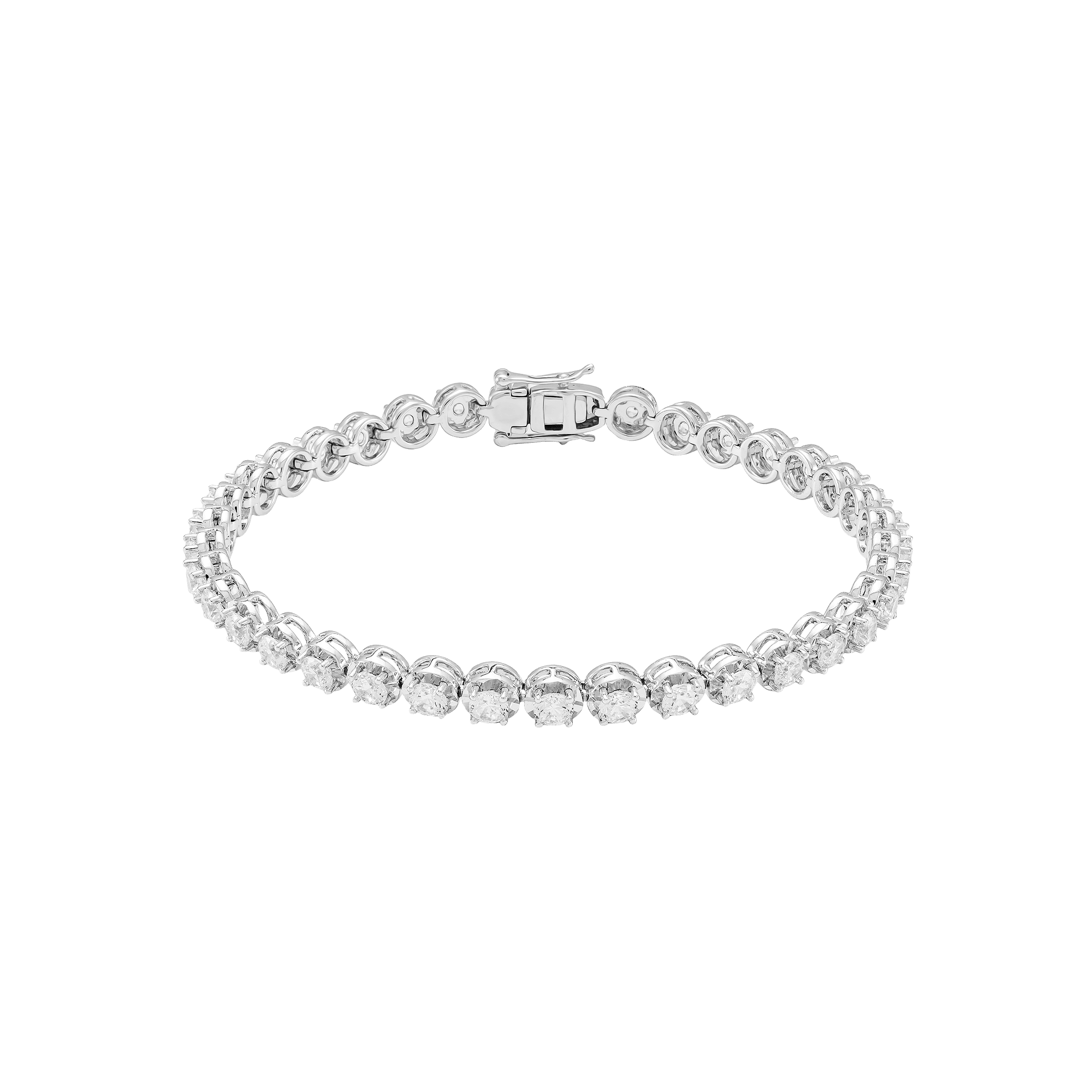 Lắc tay Vàng trắng 10K PNJ XM00W000476