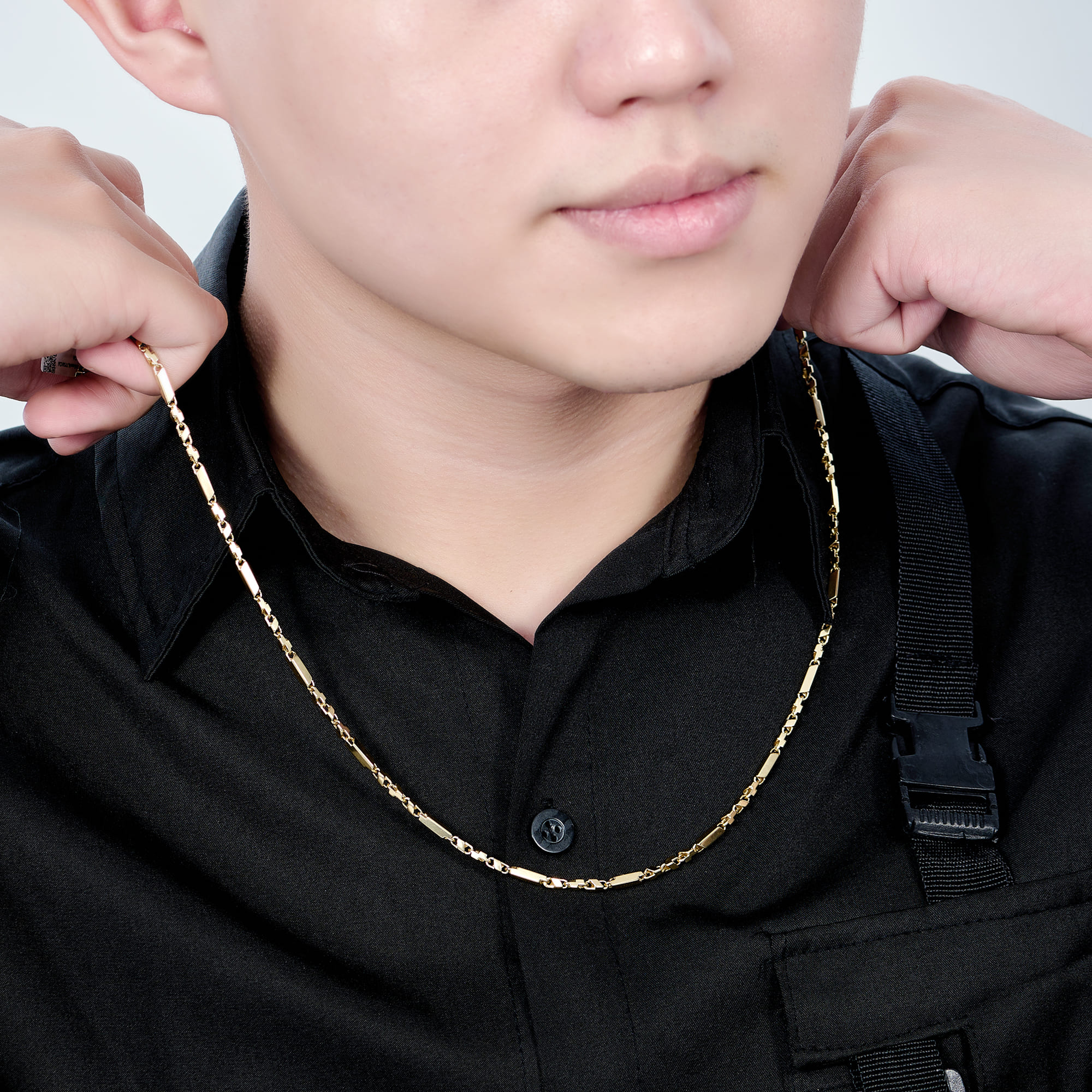 Dây chuyền nam Vàng Ý 18K MANCODE by PNJ 0000Y060544